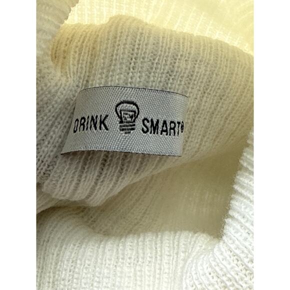 Jim Beam White Beanie Winter Hat Pom Cap - Picture 4 of 4